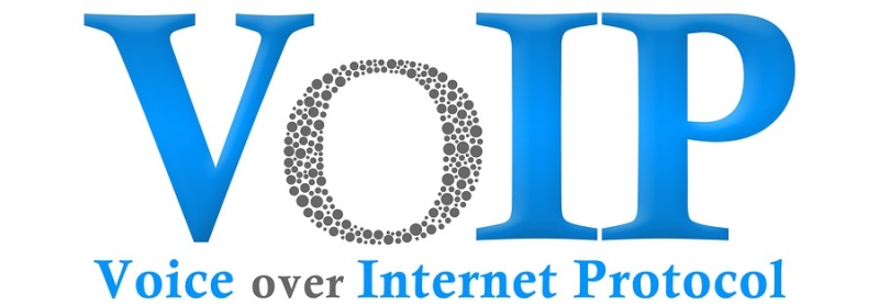 Voice over internet protocol concept image with a creative O.