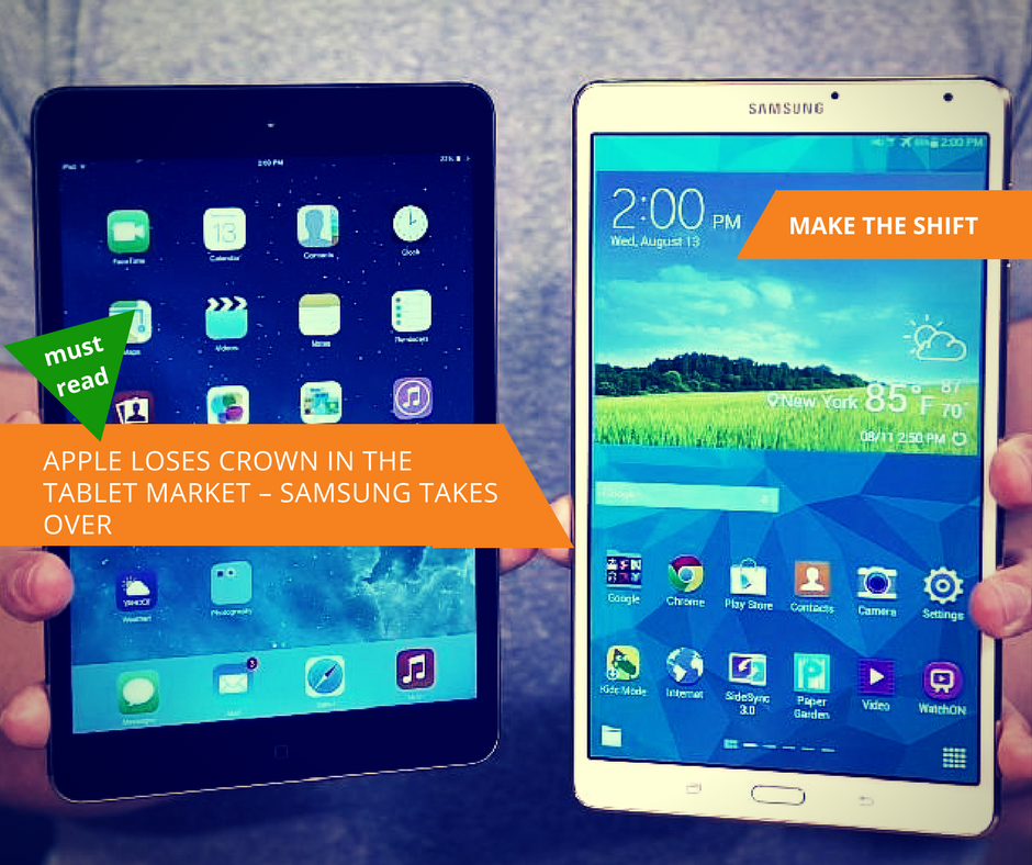 Samsung Tablet surpasses Apple iPad